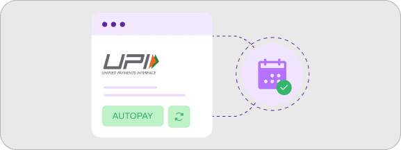 UPI Autopay Support