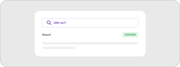 Instant Status Lookup