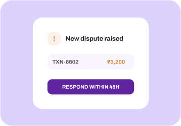 Instant Dispute Notifications