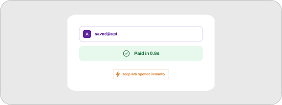 1-Click UPI Payments