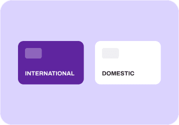 International & Domestic Cards